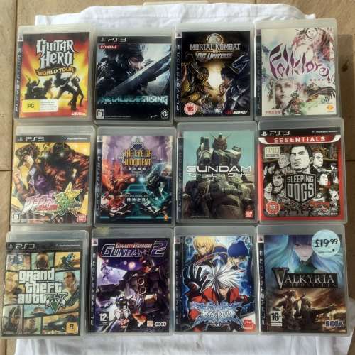 Sony PlayStation PS3 26 隻 Games (不散賣, 歡迎出價) 清屋出售 HK$350.00 26 隻