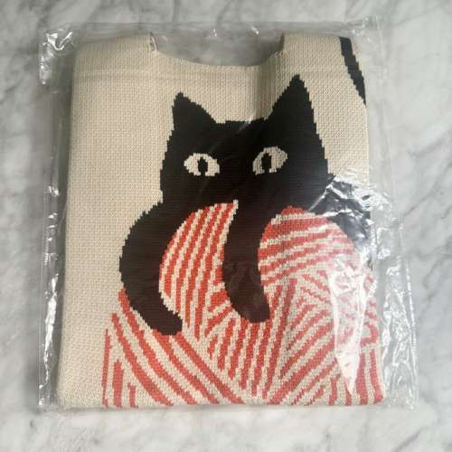 全新 貓咪 喵星人 手挽袋 環保袋