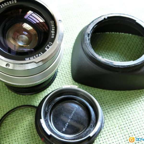 頂班蔡司 Contarex Distagon 25/2.8 最強廣角A7、eos、fx----$9800