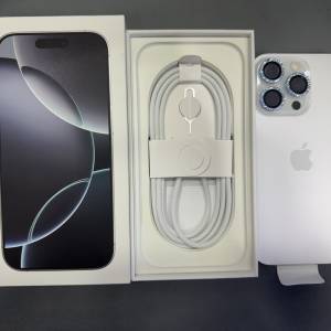 99%New iPhone 16 Pro 256GB 白色 香港行貨 蘋果保養到2025年11月10日 全套有盒有...