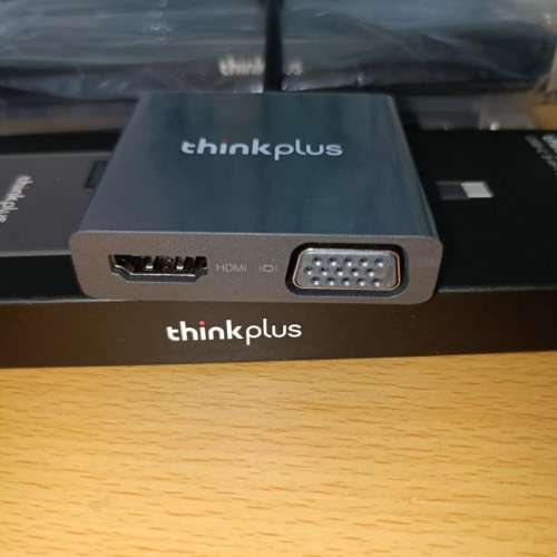 (包平郵)Lenovo thinkplus USB-C Hub 3-in-1影像輸出 聲音輸出 便攜擴展器 Type-c ...