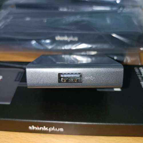 (包平郵)Lenovo thinkplus USB-C Hub 3-in-1影像輸出 聲音輸出 便攜擴展器 Type-c ...