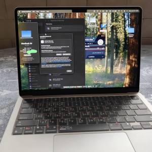 有保MBA13 M2 16/256G有盒原裝線牛,充電20次-電健康100%可教裝win11連ipad,iPhone ...