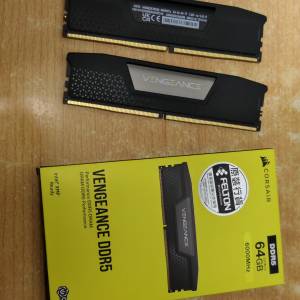 DDR5 64GB 6000hz海盜船行貨