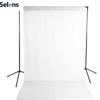 Selens 2.8 X 3M Background Support Stand with 3 X 3M White Backdrop (影樓攝影...