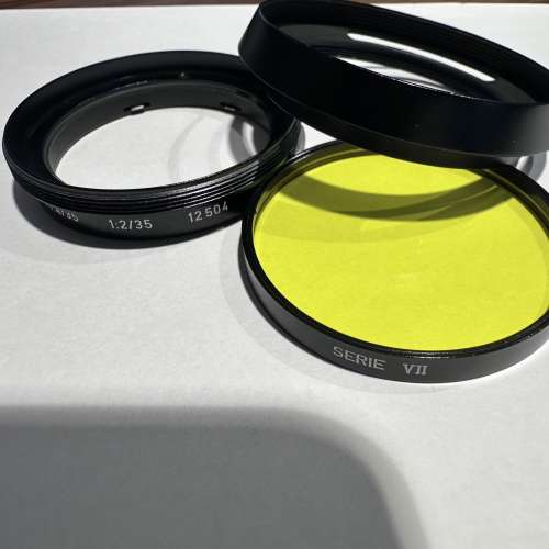 Leica 12504 hood yellow filter series VII 7
