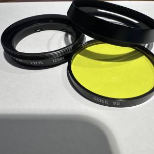 Leica 12504 hood yellow filter series VII 7