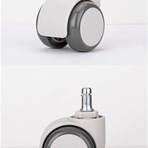 Self-Locking Chair Wheels Chair Stem Caster Wheels Replacement Smooth Rolling