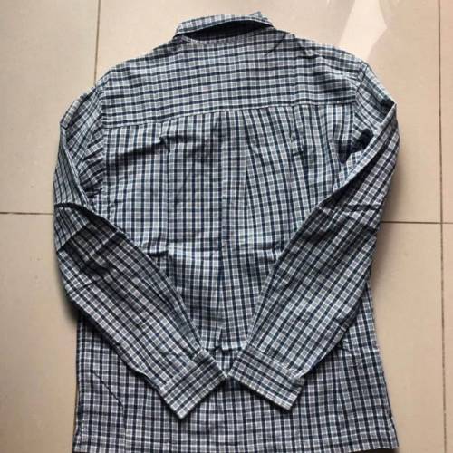Giordano Men's checkers shirt 佐丹奴男裝長袖恤衫