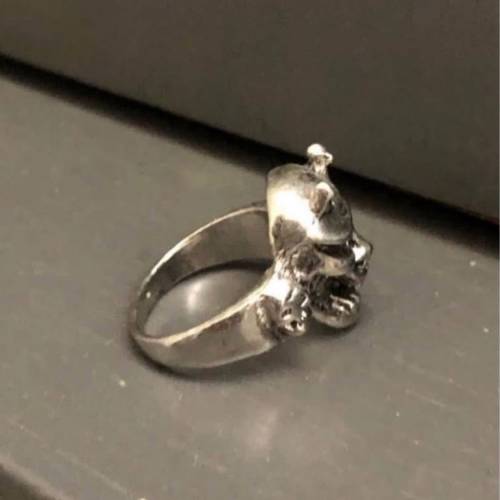 魔鬼 鬼面罩 面具 金屬 戒指 Ghost Devil mask metal ring