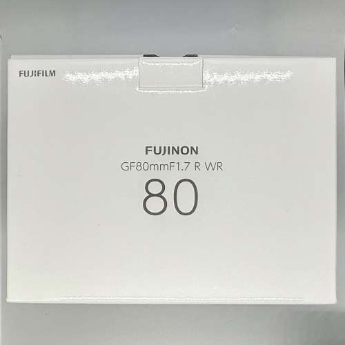 [99%新][行貨][已過保養] Fujifilm FUJINON GF80mmF1.7 R WR