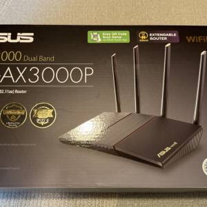 ASUS AX3000 Dual Band WiFi 6 (802.11ax) 雙頻路由器 RT-AX3000P 二手 私人自讓