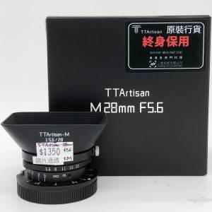 99% New TTArtisan 28mm F5.6手動鏡頭, 深水埗門市可購買