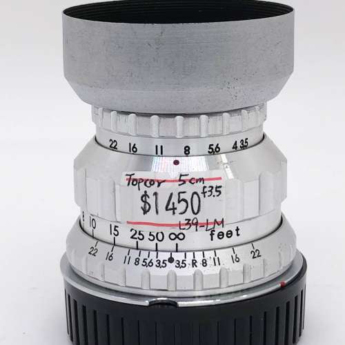 98% New Topcor 5cm F3.5手動鏡頭, 深水埗門市可購買