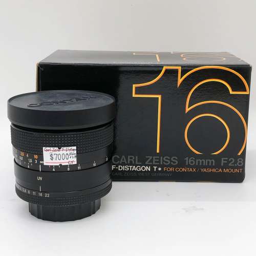 98% New Carl Zeiss F Distagon 16mm F2.8手動鏡頭, 深水埗門市可購買