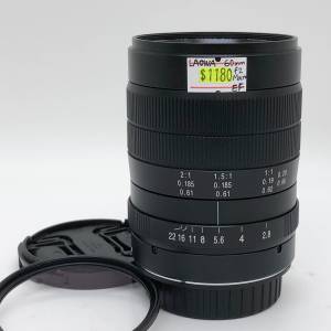 99% New LAOWA 60mm F2 Macro手動鏡頭, 深水埗門市可購買