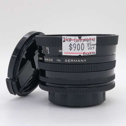 98% New ISCO Gottingen 35mm F3.5手動鏡頭, 深水埗門市可購買