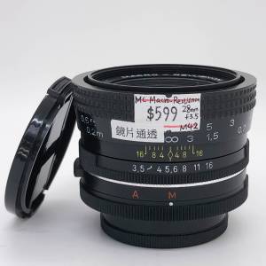 98% New Macro Rewenon 28mm F3.5手動鏡頭, 深水埗門市可購買