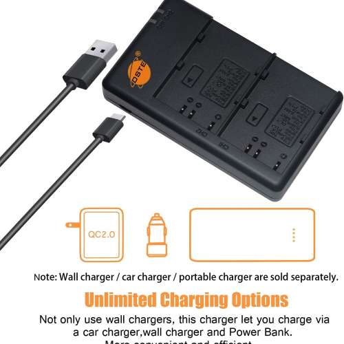 DSTE NIKON EN-EL3 /EN-EL3a / EN-EL3e Lithium-Ion Battery Pack With USB Charger