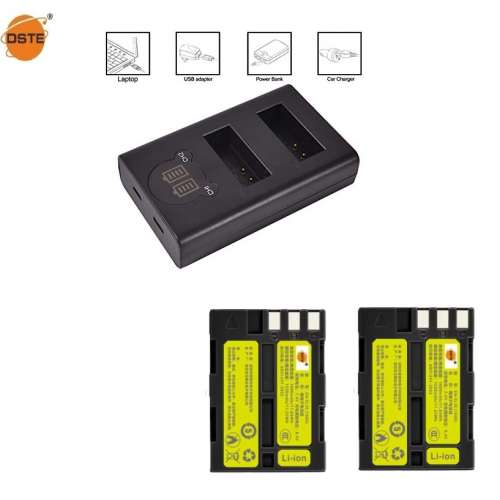 DSTE NIKON EN-EL3 /EN-EL3a / EN-EL3e Lithium-Ion Battery Pack With USB-C Charger