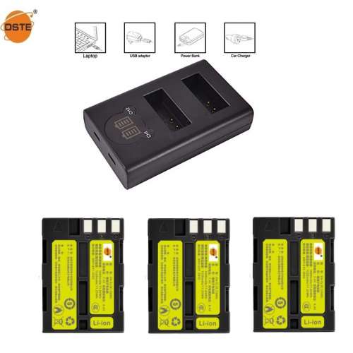 DSTE NIKON EN-EL3 /EN-EL3a / EN-EL3e Lithium-Ion Battery Pack With USB-C Charger