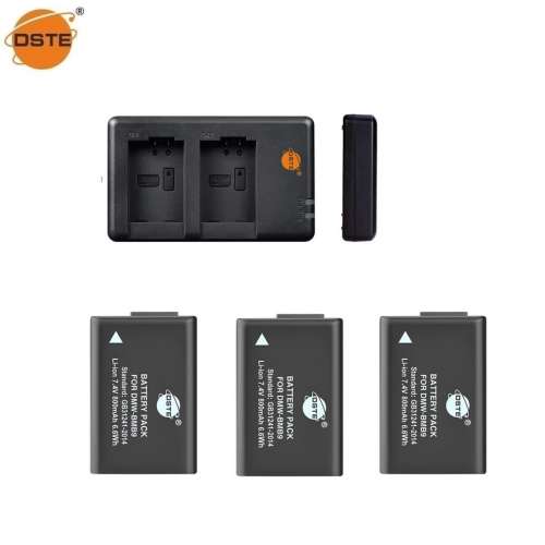 DSTE DMW-BMB9 / DMW-BMB9E / LEICA BP-DC9  Lithium-Ion Battery With USB Charger