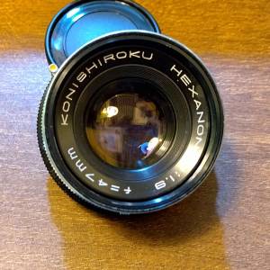 Konica Konishiroku Hexanon  47mm  f1.9