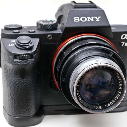 Futura-Frilon 50mm f/1.5(改A7)1950年古董德國大光圈，䍑有、獨特、散景迷人Nikon...