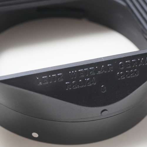 Leica 方形遮光罩12523 Black Hood for Elmarit-R 24mm f/2.8 (特別設計永不脫落)