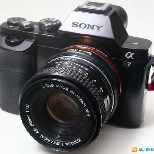 Konica Hexanon AR 50/1.8 具電影鏡式散景，發色漂亮獨特，立体感强烈，又輕又細 A...