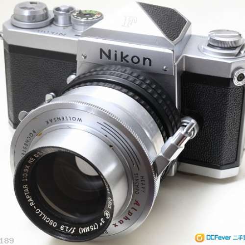 Wollensak-Dumont CRO Oscillo-Raptar 75/1.9(改Nikon)真正鏡皇，媲美大電影鏡，合 ...