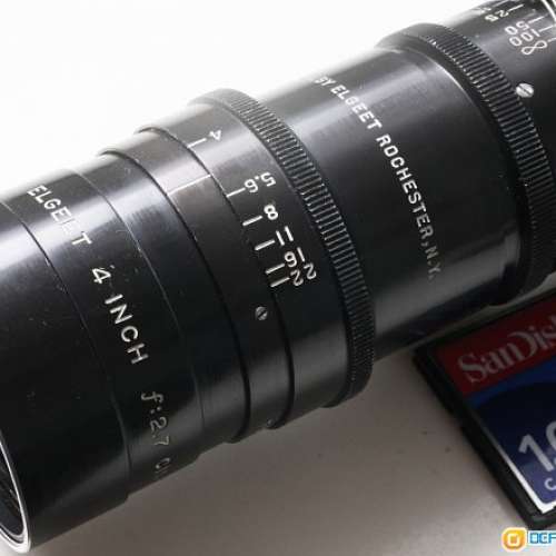 Elgeet Rochester102/2.7(又名柳葉刀)正宗美國電影鏡改 Nikon (高像素A7R3合用)最近...