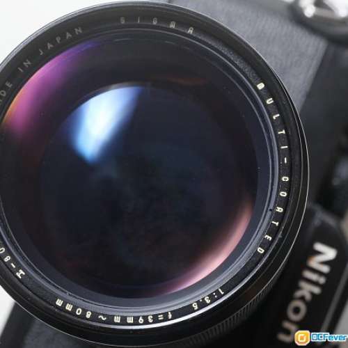 Sigma XQ 39-80mm 恆定光圈3.5 (Nikon口)罕有又特別的恆定光圈變焦名鏡 (銳利散景...