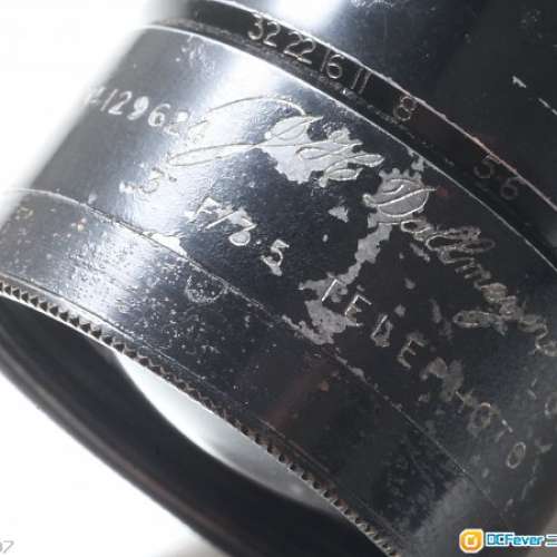 Dallmeyer Telephoto 3" 3.5花體版(改A7)英國無膜電影鏡，成像秀麗，散景迷人，全幅...