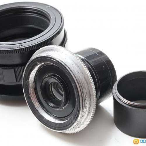 Dallmeyer Telephoto 3" 3.5花體版(改A7)英國無膜電影鏡，成像秀麗，散景迷人，全幅...