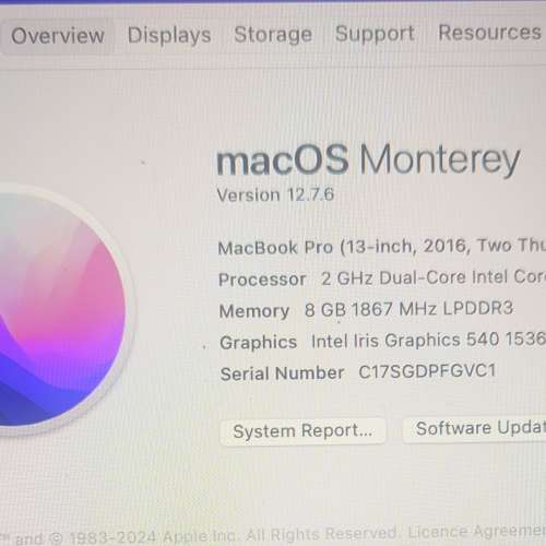 Macbook Pro (2016)