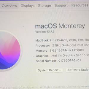Macbook Pro (2016)