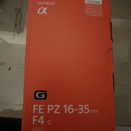sony selp1635g fe pz 16-35mm f4 g