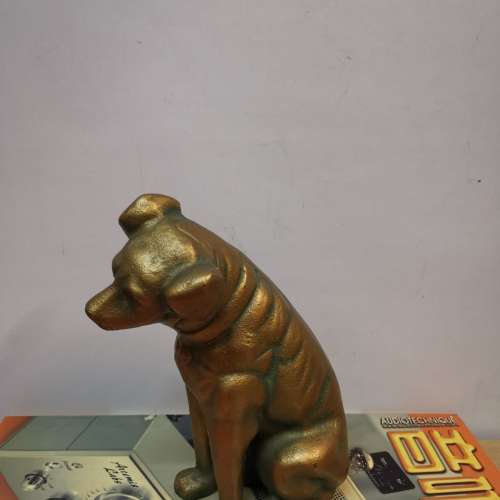 日本Victor百周年紀念 Nipper Rca金屬版狗仔擺