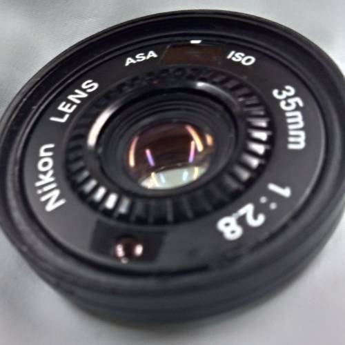 Nikon 35mm f2.8(Nikon L35 AF 菲林機仔拆下）已加金屬M42牙,方便加 對焦筒使用