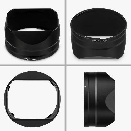 Haoge LH-HGR3 Metal Square Lens Hoods For RICOH GRIII, GR3 HDF 方形遮光罩