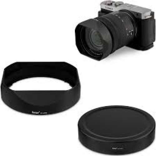 Haoge LH-L2060 Square Metal Lens Hood For Panasonic LUMIX S 20-60mm F3.5 - 5.6