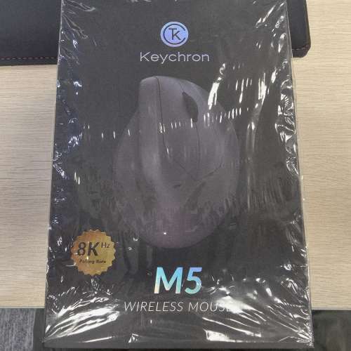 99%new 最新 Keychron M5 mouse 人體工學滑鼠