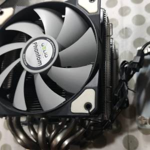 GELID solutions PHANTOM BLACK 幻影黑 雙塔式風冷散熱器 AM4扣具