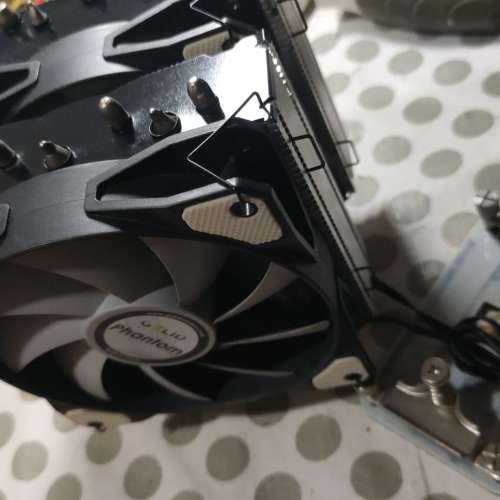 GELID solutions PHANTOM BLACK 幻影黑 雙塔式風冷散熱器 AM4扣具