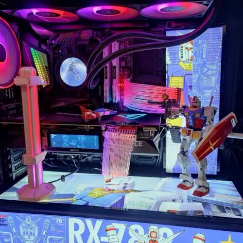 第 9代 Intel™ i9 台式水冷電競RGB 電腦主機，高配16G 記憶體，4G獨立顯咭，辦公商...