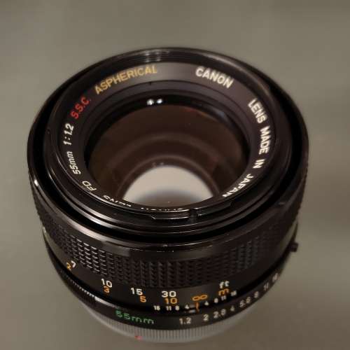 Canon FD 55mm f1.2 SSC ASPH 非球面鏡