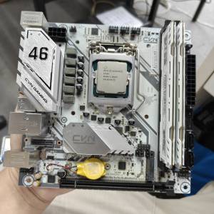 G5900 + CVN B460I GAMING FROZEN V20 + 4GB X2=DDR4