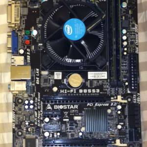 Intel i7 4770 連 MB Biostar Hifi B85S3