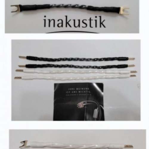 Inakustik Ls 603全新喇叭線jumpe配鍍金蕉头或义头4條合共售$600